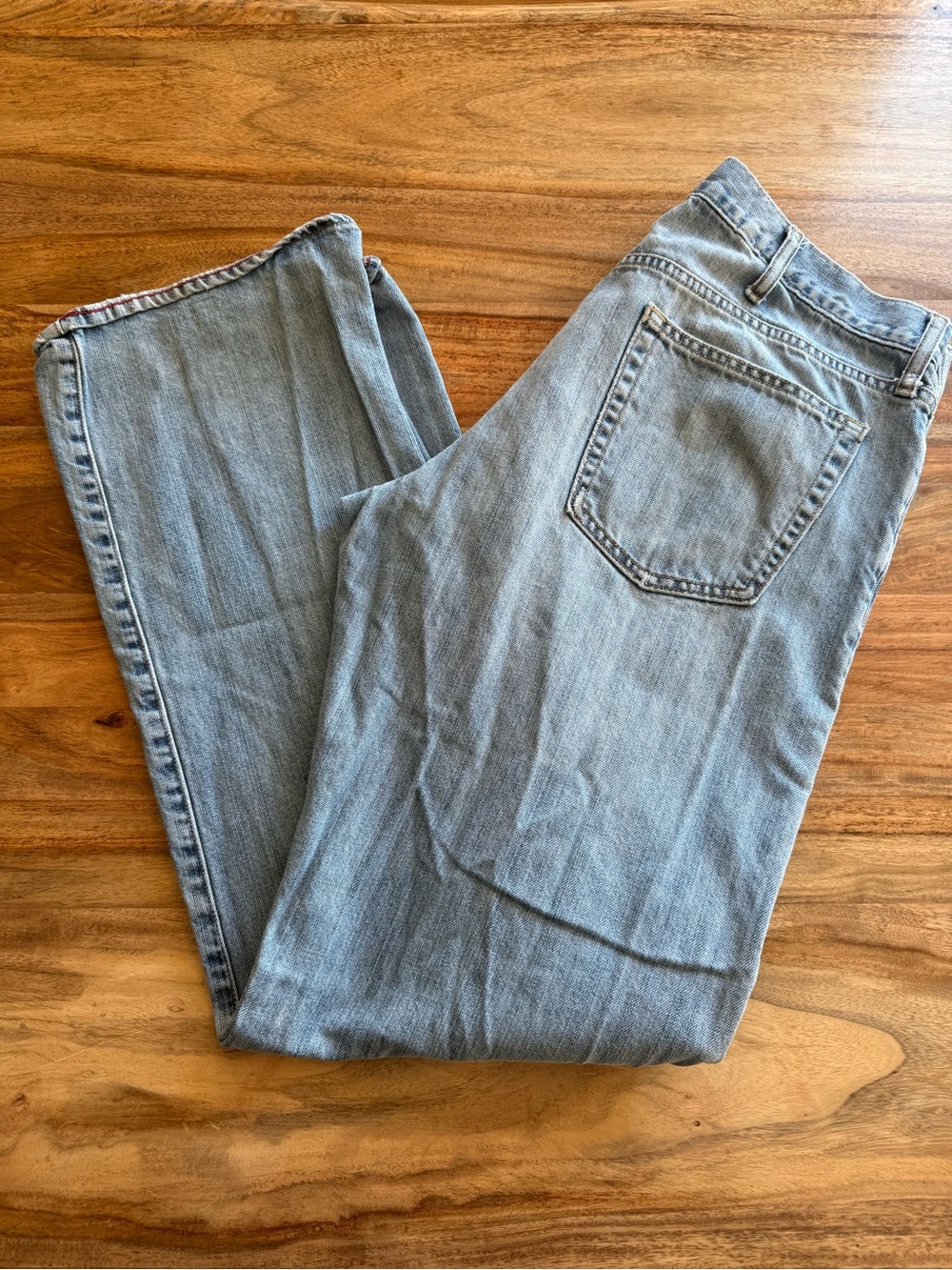 Old Navy Faded Light Blue Loose Fit Jeans
